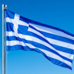 stock photo greece sign symbol greek flag