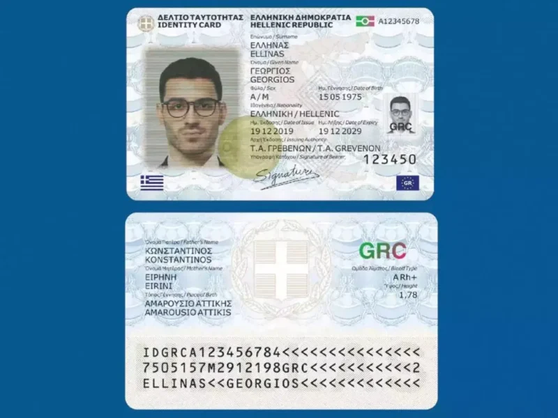 nea tautotita me prosopiko arithmo